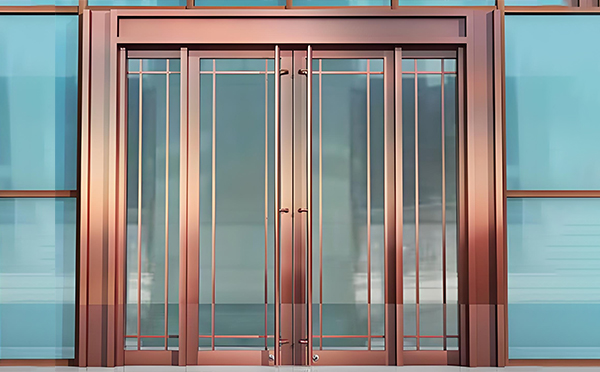 西峰玻璃地弹门